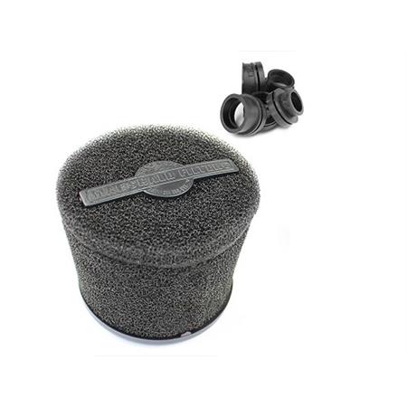 Filtro aria marchald power filter nero l, ricambio 114222B