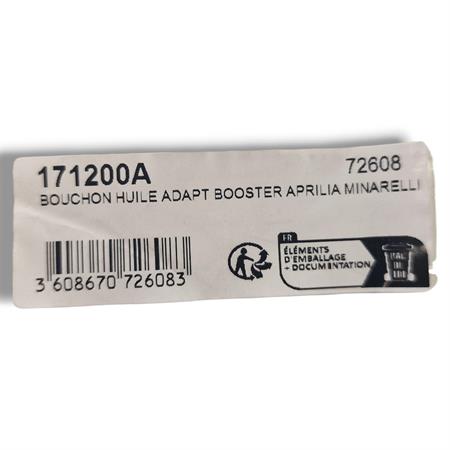 Tappo in gomma nera per serbatoio olio miscela tipo originale Yamaha per scooter con motore Minarelli aria e liquido verticali e orizzontali aria e liquido, ricambio 171200A