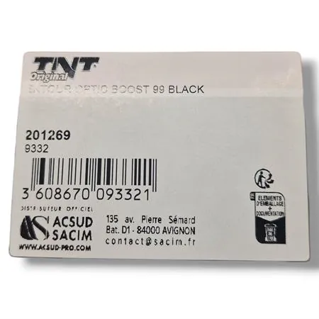 Cornice contorno fanale anteriore TNT 201269 per MBK Booster Spirit e Yamaha BW's fino 2003, plastica nera