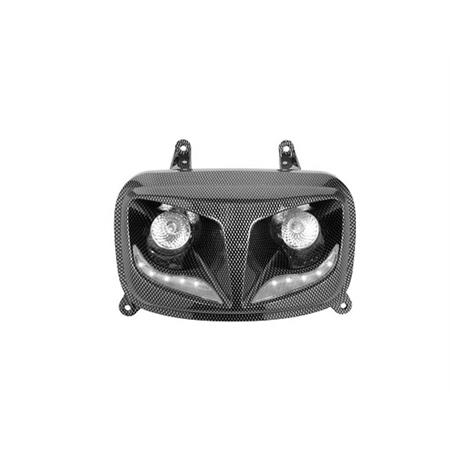 BCDOPTIQUE00901MASCHERA MASCHERINA FARO FANALE ANTERIORE BIANCO GILERA STALKER 