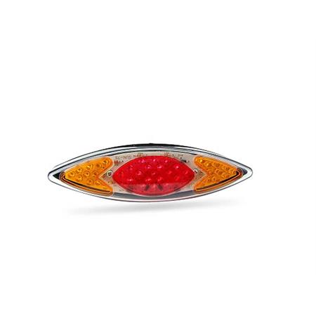 Fanale posteriore a leds con frecce TNT, ricambio 204421