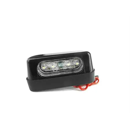 Luce targa TNT leds omologata nero satin, ricambio 204600C