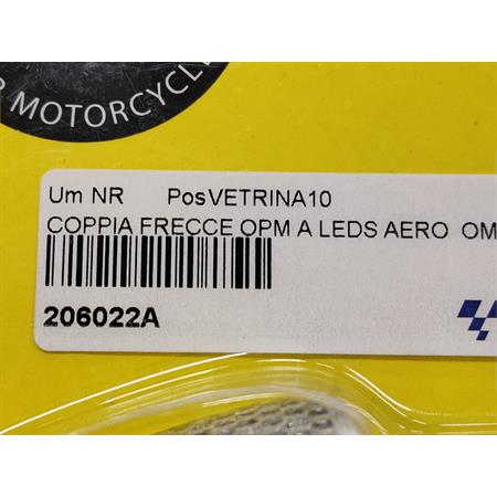 Coppia frecce opm a leds aero  omologate, ricambio 206022A