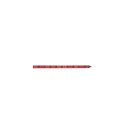 Striscia a led adesiva con lunghezza 25cm e led colore rosso, ricambio 220375A