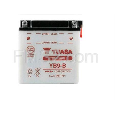 Batteria Yuasa YB9-B 12 Volt - 9Ah, ricambio 229035B
