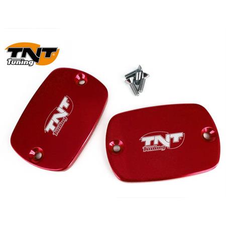 Coperchi pompa freni  T-MAX 500 rosso anodizzato TNT, ricambio 280009A
