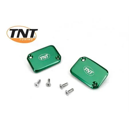 Coperchi pompa freno Nitro verde cromato TNT, ricambio 280013