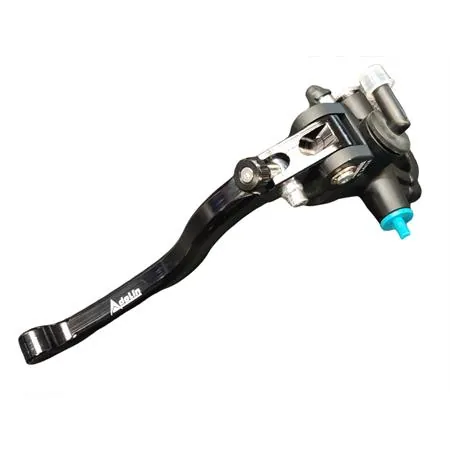 282049G Pompa freno anteriore destra TNT con attacco radiale con lavorazione cnc completa di serbatoio olio idraulico e interruttore idrostop con impianto elettrico, ricambio 282049G