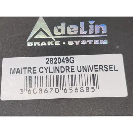 282049G Pompa freno anteriore destra TNT con attacco radiale con lavorazione cnc completa di serbatoio olio idraulico e interruttore idrostop con impianto elettrico, ricambio 282049G