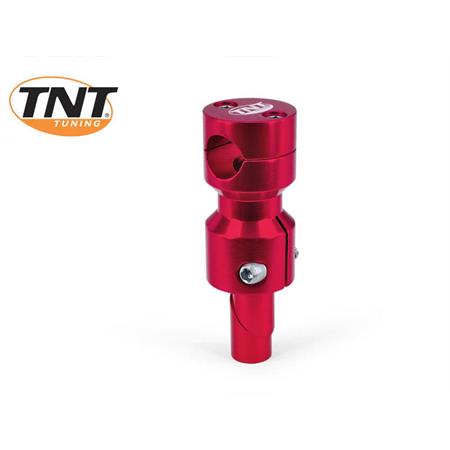 Supporto manubrio TNT Typhoon NRG rosso, ricambio 303325B