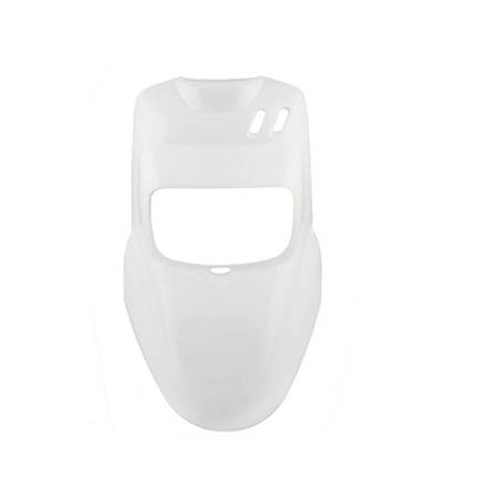 Scudo anteriore TNT di colore bianco pastello lucido per scooter Mbk Booster e Yamaha Bw's 50 prodotti dal 2004 in poi, ricambio 366191C