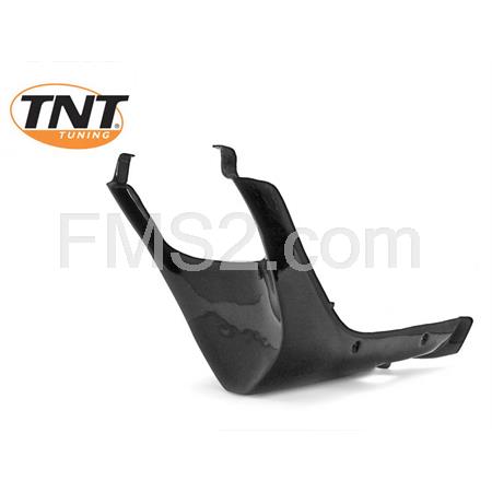 Spoiler sottopedana TNT Racing in fibra di vetro con mano di fondo grezzo nero per scooter MBK Booster Spirit e Yamaha BW'S  prodotti fino al 2003, ricambio 366407