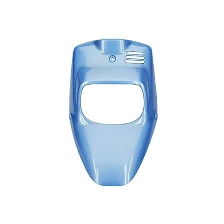 Scudo anteriore TNT di colore blu hawai metallizzato per scooter Mbk Booster spirit e Yamaha origina Bw's prodotti fino al 2003, ricambio 366451