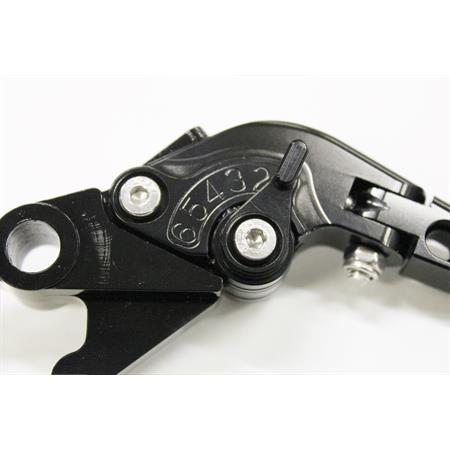 Leve regolabili RD-MAX in alluminio CNC di colore nero per maxi scooter Yamaha T-Max 500 prodotti dal 2001 al 2007 (TNT), ricambio 368000I