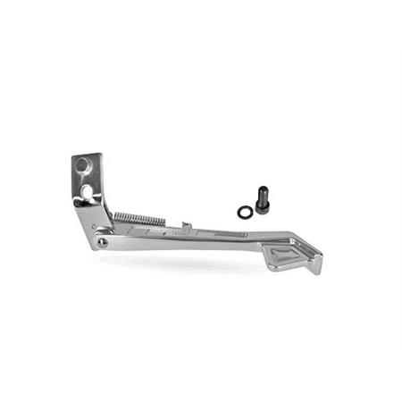 Cavalletto laterale TNT in alluminio per scooter MBK Booster Spirit di colore argento anodizzati ato, ricambio 370521