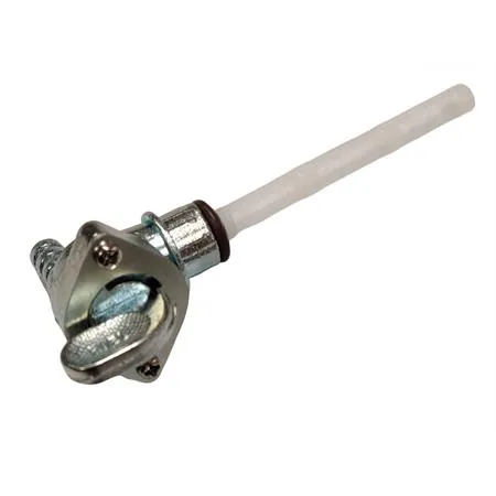 420311A Rubinetto benzina Racing TNT ad innesto con leva e posizione on-off senza riserva per applicazione su ciclomotori e scooter con serbatoio in plastica