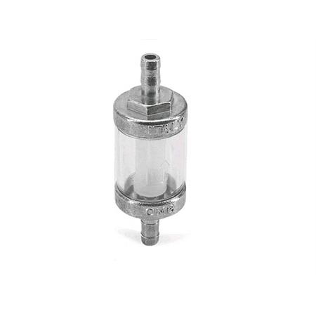 Filtro benzina cromo d.6 smontabile, ricambio 425015