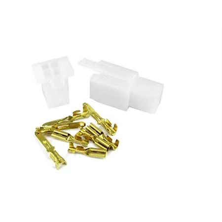 Connettori elettrici maschio e femmina a 4 pin per applicazione moto e scooter