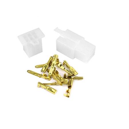 Connettori elettrici maschio e femmina a 6 pin per applicazione moto e scooter, ricambio 500063C