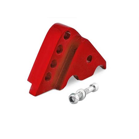 Rialzo ammortizzatore Minarelli orizzontale 4 fori rosso anodizzatoiz TNT, ricambio 520623B