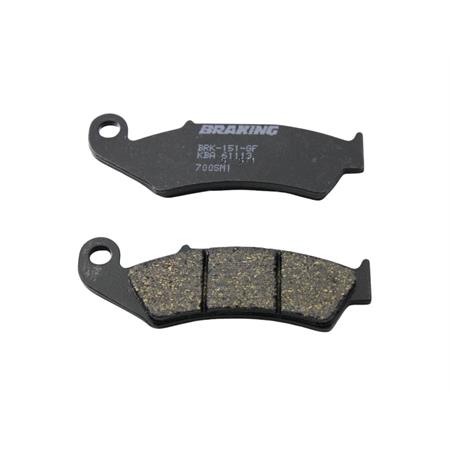 Pastiglie freno Braking 700SM1 (pasticche), colore nero, ricambio 700SM1
