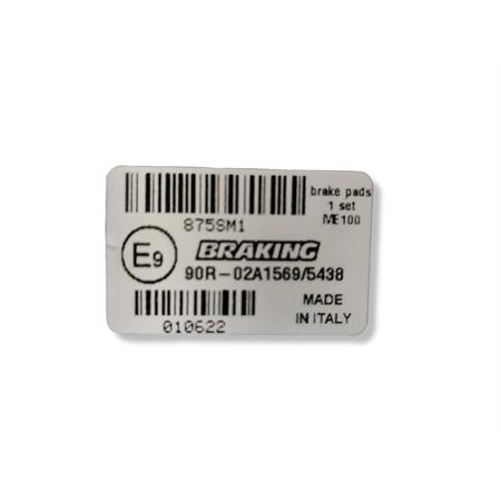 Pad semi metallic, ricambio 875SM1