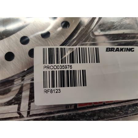 Brake disk round fix front, ricambio RF8123