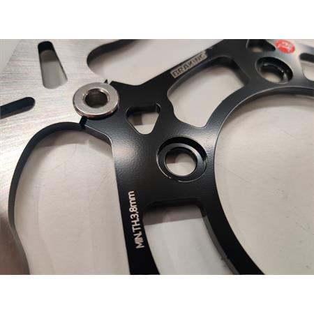 Brake disk wave floating steel hub, ricambio WL8003L
