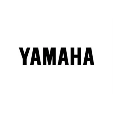 Adesivo Yamaha 28 cm prespaziato in confezione da 2 pezzi disponibile nei colori - bianco - nero - rosso - argentobig star, ricambio 10AS4246