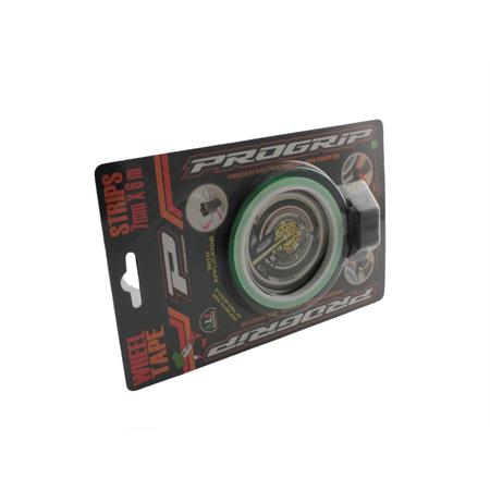 Striscia adesiva da applicare sui cerchi di moto-scooter di colore verde fluorescente ProGrip (Big Star), ricambio 65025A4