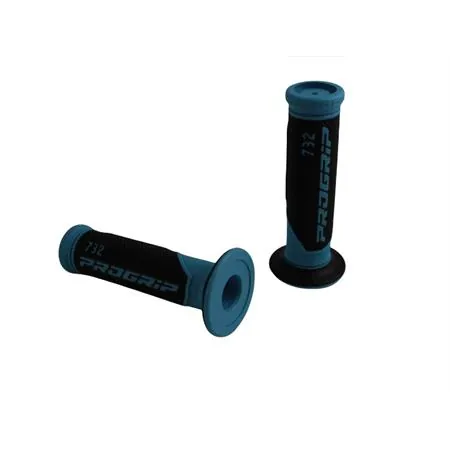 Manopole scooter dual density nero-azzur ProGrip (Big Star), ricambio 67325