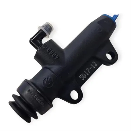 Pompa freno posteriore Brembo PS 12 mm nero – Entrata laterale 90°, interasse 40 mm