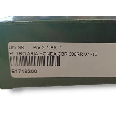 Filtro aria honda cbr 600rr 07 -15, ricambio E1716200