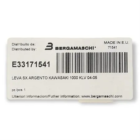 Leva sx argento kawasaki klv 1000 04-05, ricambio E33171541