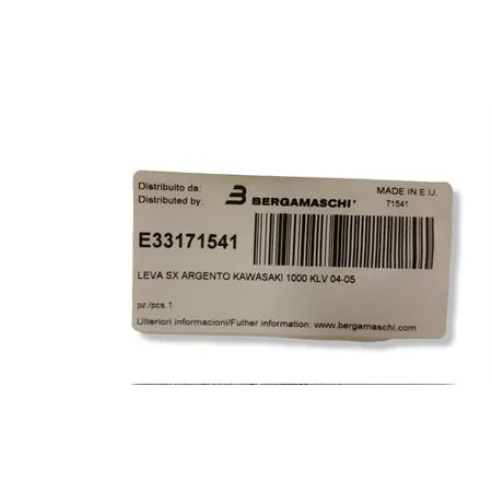 Leva sx argento kawasaki klv 1000 04-05, ricambio E33171541