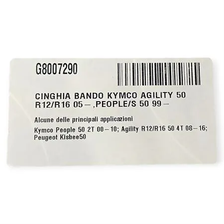 Cinghia bando kymco agility 50 r12/r16 0, ricambio G8007290