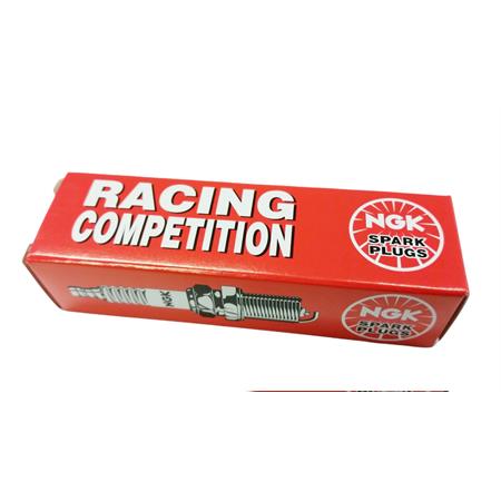 Candela NGK BR9EG Racing Competition, filetto lungo, con resistenza, platino, ricambio N2417090
