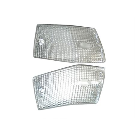 Gemma freccia posteriore destra trasparente bianco per Vespa PX-pe 125-150-200 (Triom Bergamaschi), ricambio T209530