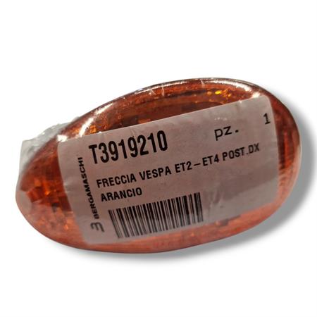 Freccia Vespa et2-et4 posteriore destra arancio Bergamaschi, ricambio T3919210