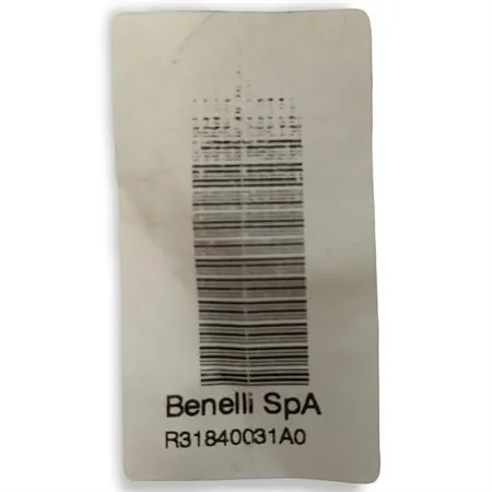 Paraolio Benelli, ricambio R31840031A0