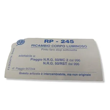 RP245 Finto fanale sotto sella Piaggio NRG-mc2 Bosatta