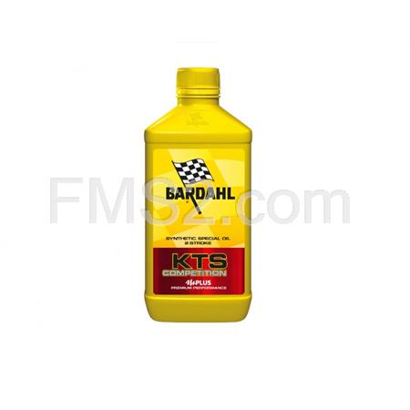 Olio miscela Bardahl KTS competition 100% sintetico per motori 2 tempi ad alte prestazioni e utilizzo sport, racing e pista, ricambio 220040