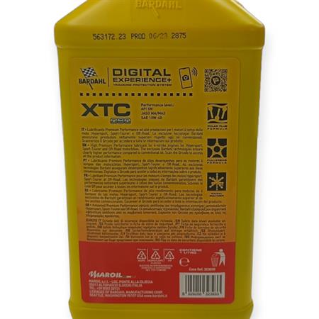 Xtc c60 10w-40sae 10w-40 / api sn / * 1l, ricambio 323039