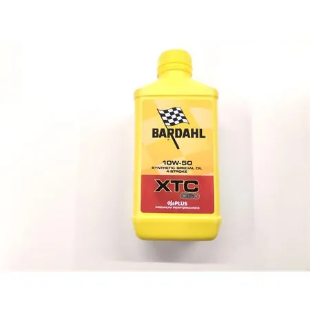 Olio Bardahl XTC C60 Sae 10W50 Road sintetico 100% confezione da 1 litro, ricambio 338140