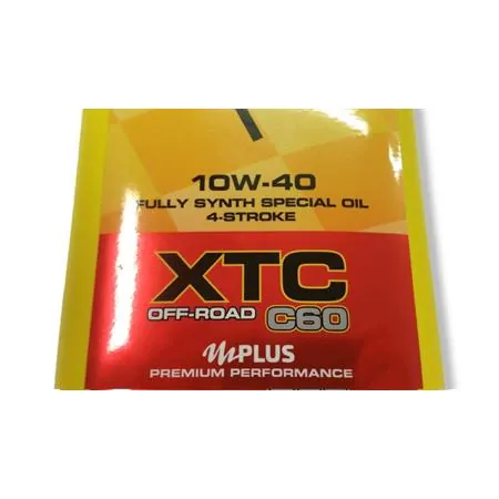 Olio motore Bardahl Xtc c60 off-road Sae 10w40, API SN, Jaso MA-MA2 confezione da 1 litro , ricambio 351039