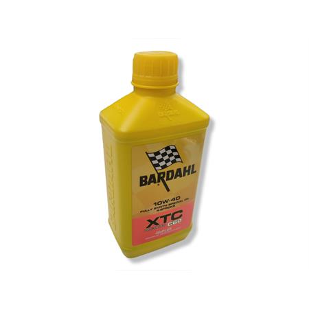 Flacone barattolo olio Bardahl XTC C60 Off Road con densità 10W40 sintetico 100% ideale per cross e maxi moto ad alte prestazioni, ricambio 351041