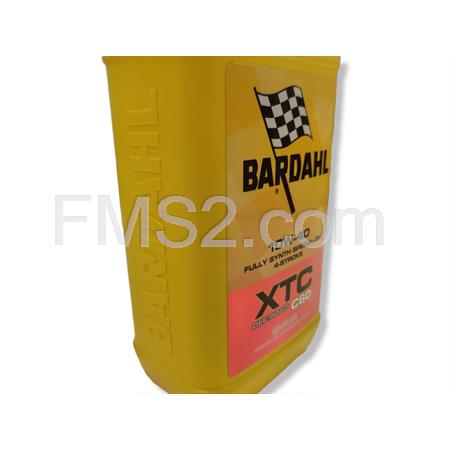 Flacone barattolo olio Bardahl XTC C60 Off Road con densità 10W40 sintetico 100% ideale per cross e maxi moto ad alte prestazioni, ricambio 351041
