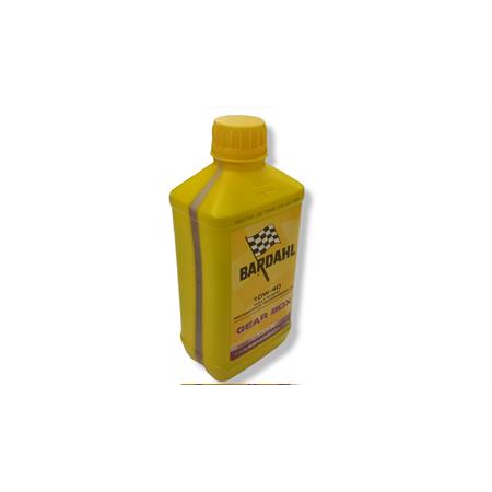 Olio cambio motore 2 tempi Bardahl modello Gear box con densità 10W40 nella confezione in barattolo da 1 litro, ricambio 405039