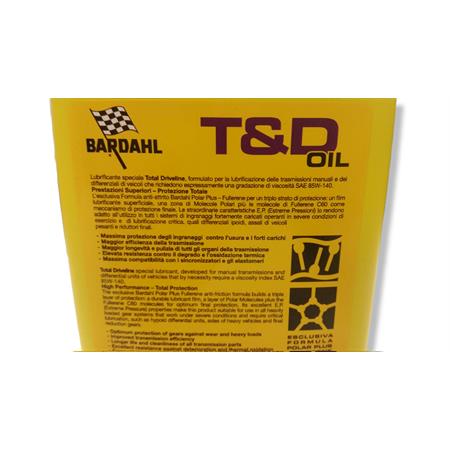 T&d oilsae 85w-140api gl-5 e gl-4 / * 1l, ricambio 423039