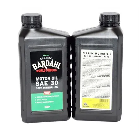 Olio motore Bardahl modello Classic motor oil SAE 30 minerale venduto in flacone da 1 litro